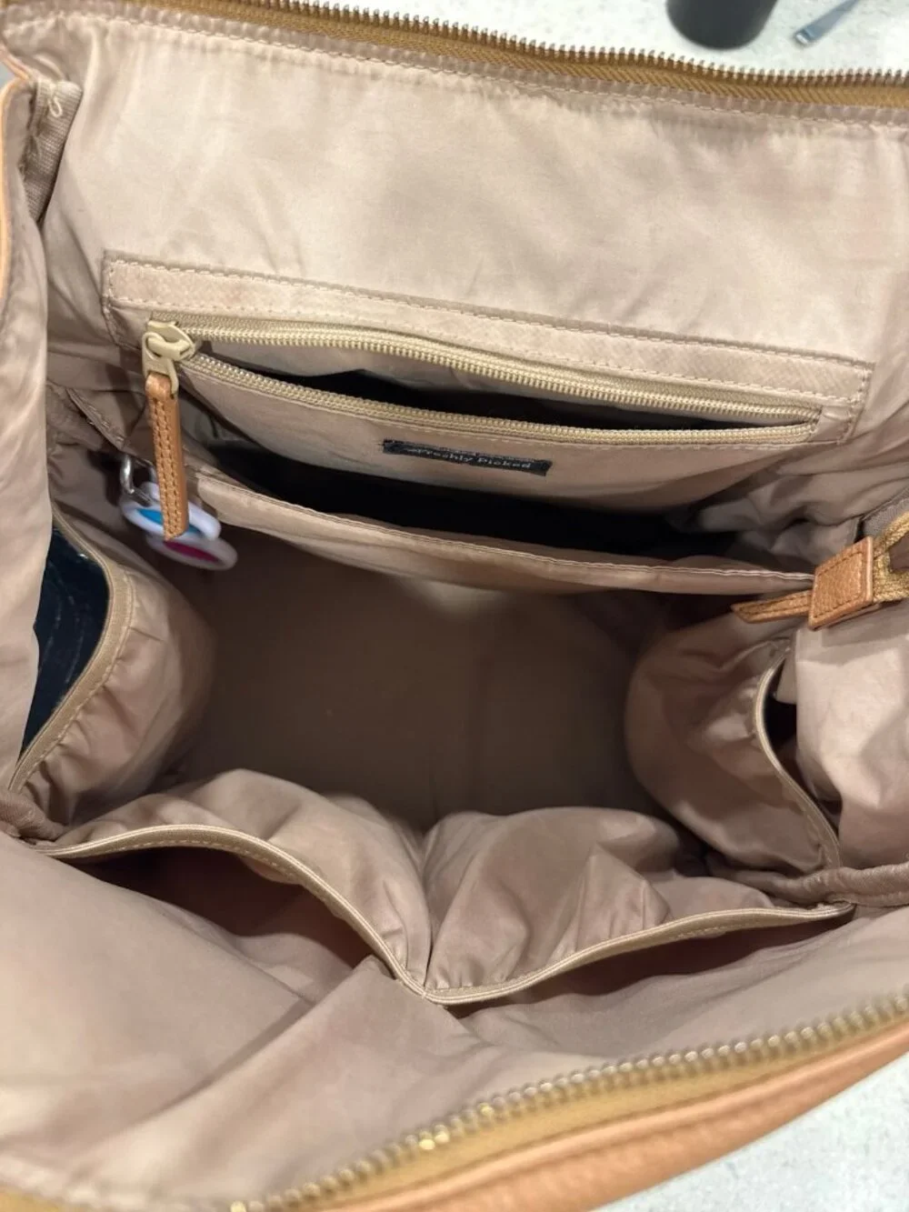 Freshly Picked Classic Diaper Bag, Butterscotch